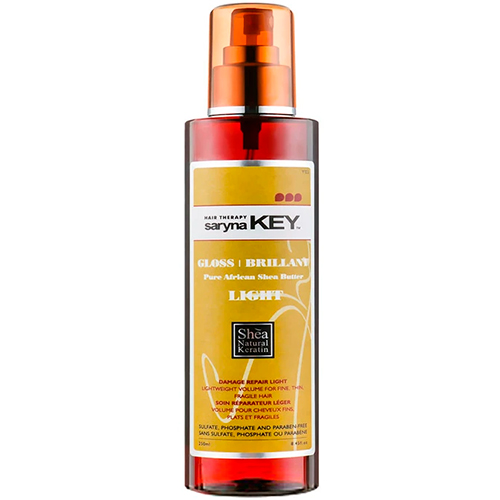 Saryna Key Спрей-блеск для волос с маслом Ши облегченная форма Damage Repair Light