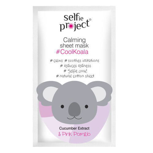 Selfie Project Успокаивающая маска для лица Cool Koala (тканевая)