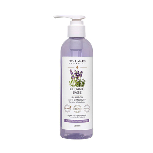 T-Lab Professional Шампунь для волос против перхоти с экстрактом шалфея Organic Sage