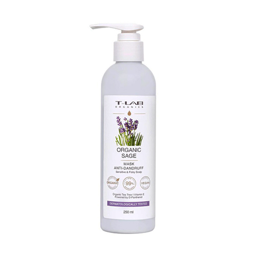 T-Lab Professional Маска для волос против перхоти с экстрактом шалфея Organic Sage