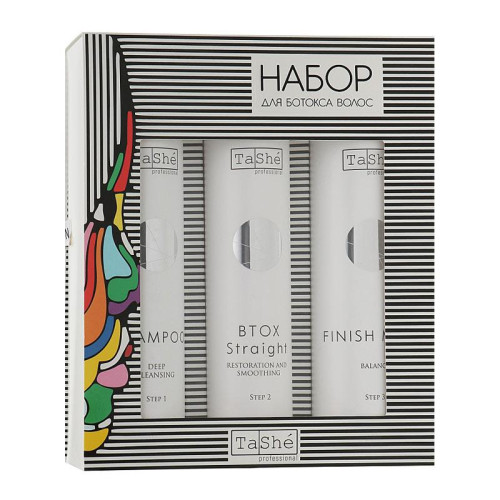 TaShe Professional Набор для ботокса волос Btox Straight