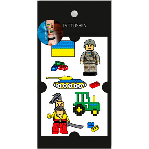 Tattooshka Временное тату "Герои конструктор"