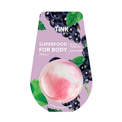 Tink Бомбочка-гейзер для ванной Black Currant