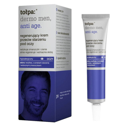 Tolpa Восстанавливающий антивозрастной мужской крем под глаза Dermo Men Anti-Age