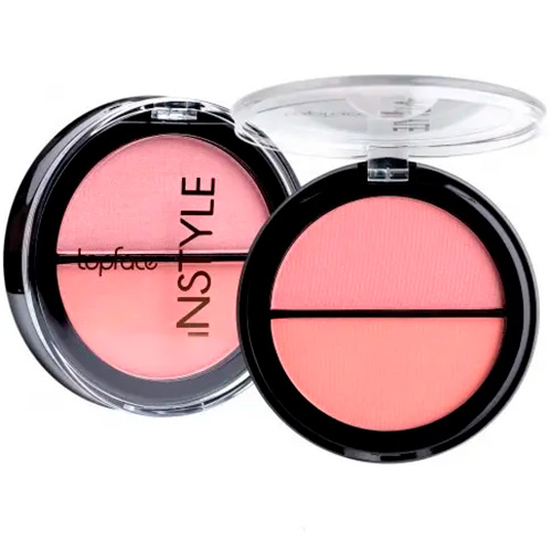 Topface Румяна для лица двойные Instyle Twin Blush On № 002