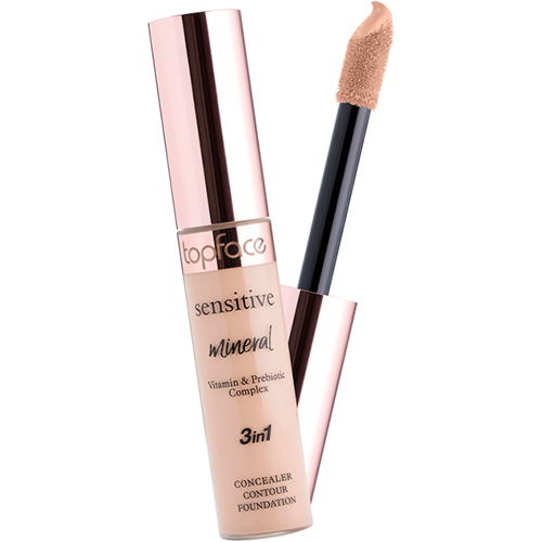 Topface Консилер для лица 3в1 Sensitive Mineral № 002
