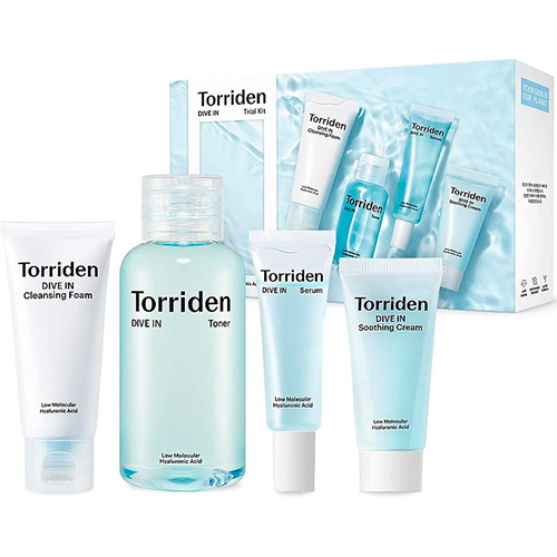 Torriden Набор миниатюр по уходу за лицом Dive In