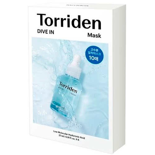 Torriden Тканевая маска для лица с гиалуроновой кислотой Dive In 10 шт