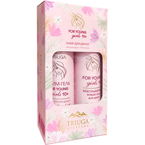 Triuga Детский подарочный набор для душа For Young Girls 10+
