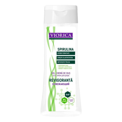 Viorica Гель-крем для душа "Освежающий" Spirulina