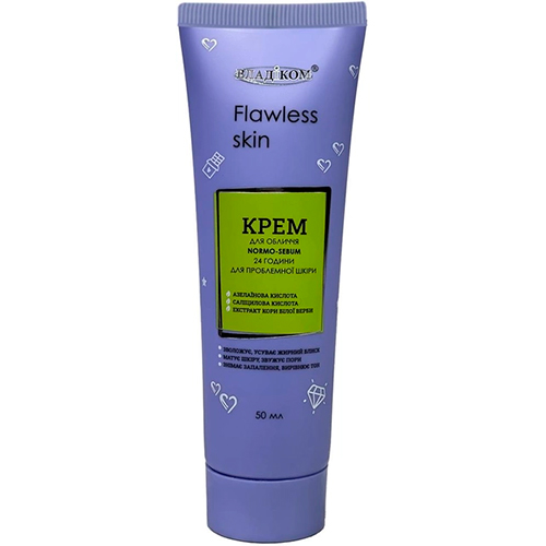 Владіком Зволожуючий матуючий крем для проблемної шкіри Normo-Sebum Flawless Skin