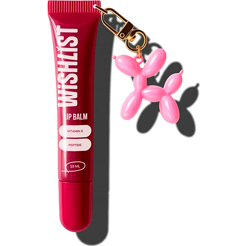 Wishlist Бальзам-блеск для губ + игрушка-брелок Ruby Nectar